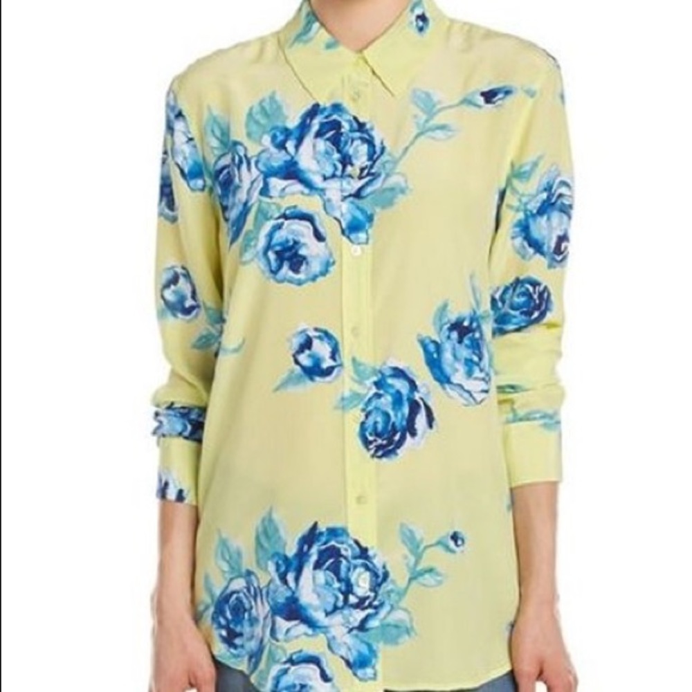 Equipment Reese clean silk blouse